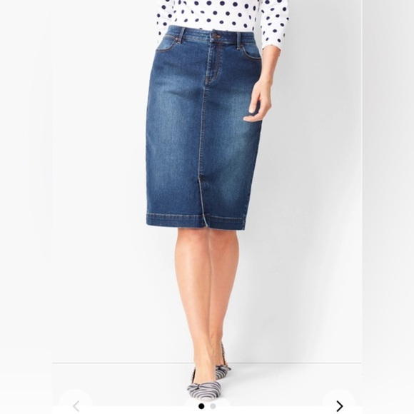 Talbots Dresses & Skirts - Talbots Blue Denim Skirt